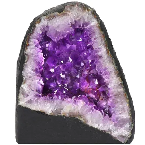 AA Kwaliteit - 'Intense' Amethist - Geode - 26×22×18 cm -