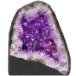 AA Kwaliteit - 'Intense' Amethist - Geode - 26×22×18 cm -
