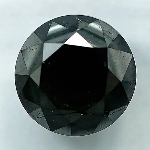 Diamant - 2.51 ct - Briljant - Black - N/A