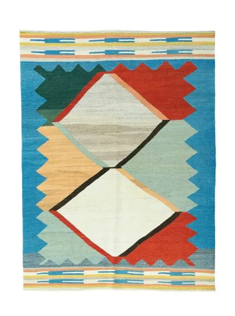 Designer Kelim - Kelim - 201 cm - 149 cm