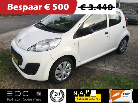 Peugeot 107 1.0 Airco | 5-Deurs | Facelift | NAP | 2e Eigenaar Etc.