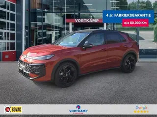 VOLKSWAGEN T-ROC 1.5 eTSI R-LINE PANO-DAK/LEDER/TREKHAAK/CAMERA/E-KLEP/ACC/MEM/H+K/STOELVERW