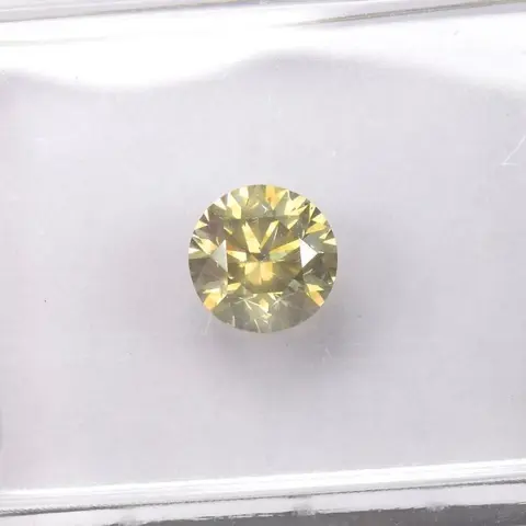 1 pcs Diamant - 0.50 ct - Briljant, Rond - Y-Z, Light