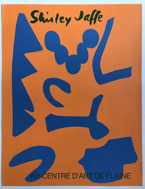 Shirley JAFFE (1923-2016) - Centre d'art de Flaine (orange