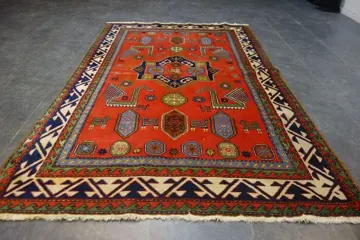 Derbent schirwan akstafa - Tapijt - 217 cm - 135 cm