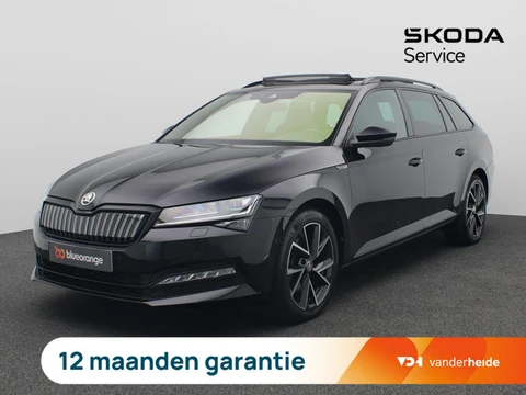 Skoda Superb Combi 1.4 TSI iV Sportline Business 218PK DSG Panoramadak, Trekhaak, 360gr. Camera, 18"
