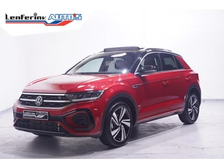 Volkswagen T-Roc 1.5 TSI 150 pk R Line Aut. Two Tone Rood/Zwart, Panodak, LED Koplampen, Camera, Ada