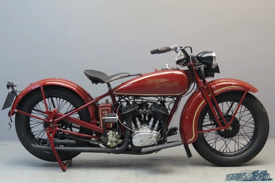 Harley-Davidson 1929 model DL 742 cc 2 cyl sv 3610