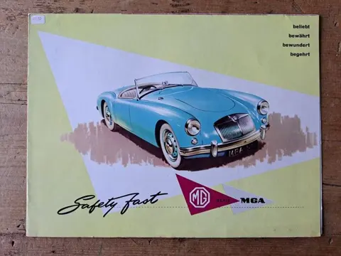 Brochures/catalogi - MGA / MG A sales brochure - MG -