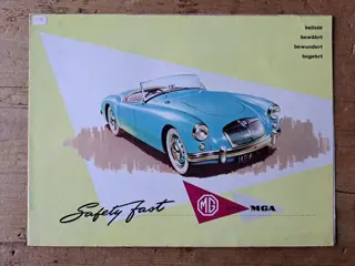 Brochures/catalogi - MGA / MG A sales brochure - MG -
