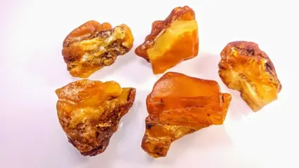 Amber Vintage kavel - prachtige gepolijste stenen -