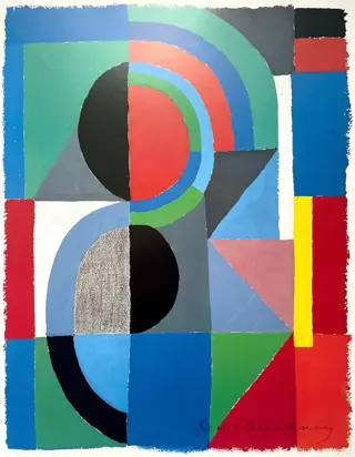 Sonia Delaunay - Viertel - 1989