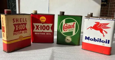 Oliekan - Castrol, Shell, Mobiloil - 1960-1970