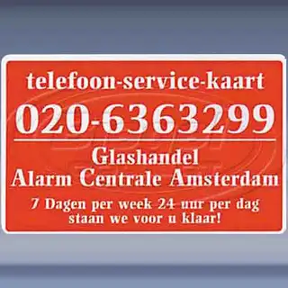 Glashandel Alarm Centrale Amsterdam