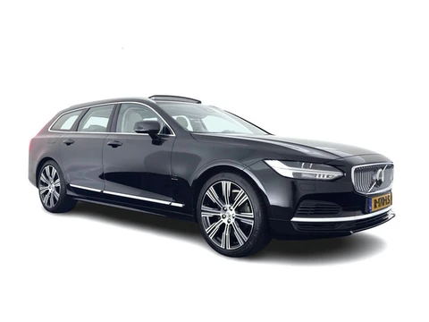 Volvo V90 2.0 T6 Plug-in hybrid AWD Ultimate Bright {SoH-96%} (INCL.BTW) Aut. *PANO | HEAD-UP | LEAT