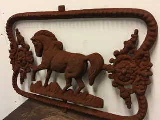 Muurdecoratie , paard , wandornament ,tuindeco