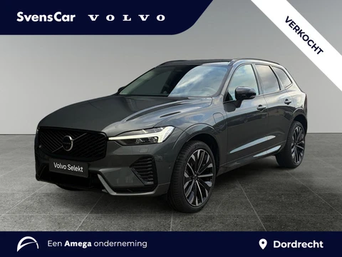 Volvo XC60 2.0 T8 Plug-in hybrid AWD Ultra Dark | SOH 100% | Luchtvering | Bowers & Wilkins Audio | 