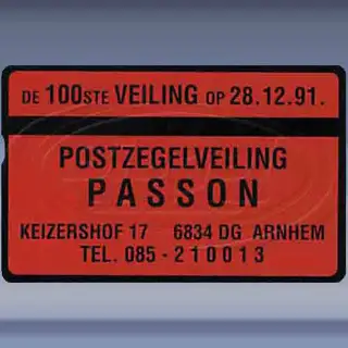 Postzegelveiling Passon