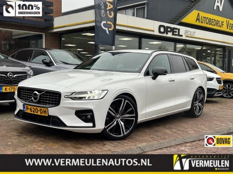 Volvo V60 2.0T 163PK B3 Hybrid R-Design + 20"/ Navi/ Ad.Cruise/ Clima/ Full-LED/ Winterpakket/ Leder
