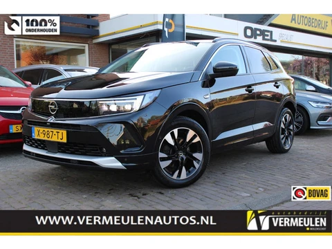 Opel Grandland 1.2 Turbo 130PK Elegance Automaat + 18"/ Navi/ Clima/ 360 Camera/ Cruise/ Full-LED/ W
