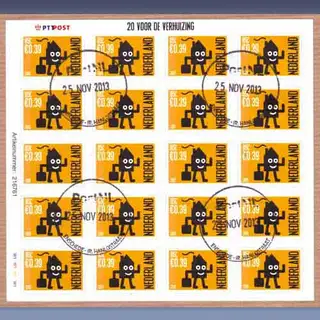 Verhuiszegel 0,85 / 0,39 euro (2001)