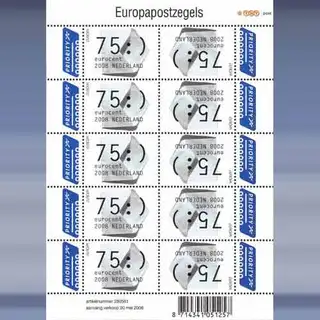 Europazegels; de brief (2008)