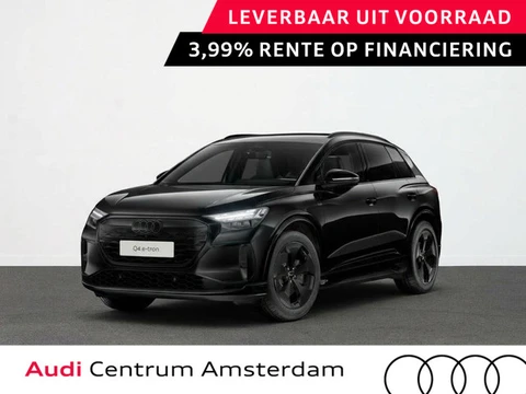 Audi Q4 e-tron S edition 40 63 kWh 204 pk | Optiekpakket zwart | Privacy glas | Trekhaak | Leder/sto