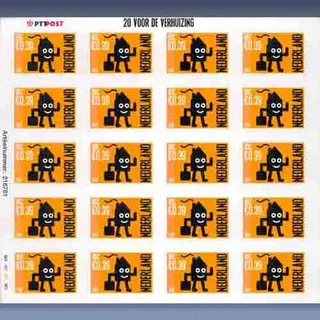 Verhuiszegel 0,85 / &euro; 0,39 (2001)