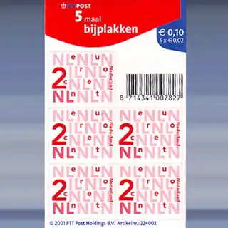 Cijfer Nikkels 2 cent (2002)