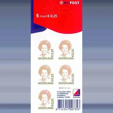Beatrix &euro; 0,25 (2002)