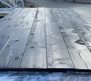 Tuinplank zwart vuren 16 x 140 x 1800 mm