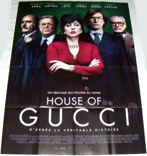 HOUSE OF GUCCI FRANSE filmposter.