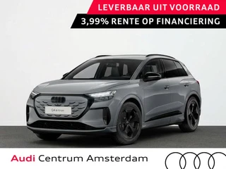 Audi Q4 e-tron S edition 40 63 kWh 204 pk | Optiekpakket zwart | Privacy glas | Trekhaak | Leder/sto