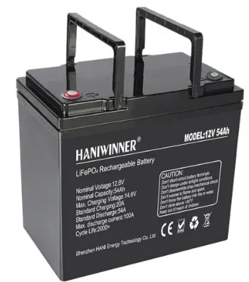 HANIWINNER HD009-07 12.8V 54Ah LiFePO4 Lithium Battery