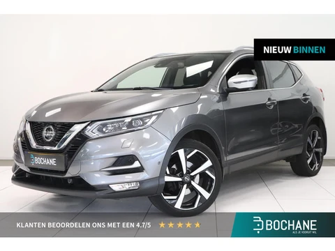 Nissan Qashqai 1.3 DIG-T Tekna + | BOSE | Panoramadak | Leder | 360° Camera | Trekhaak | Cruise cont