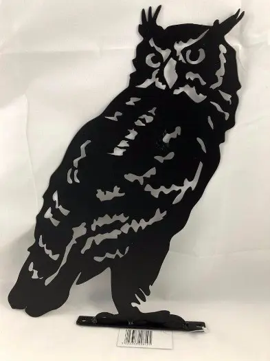 Silhouette uil , tuindecoratie , metaal