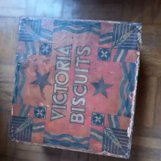 Victoria biscuits., oud blik