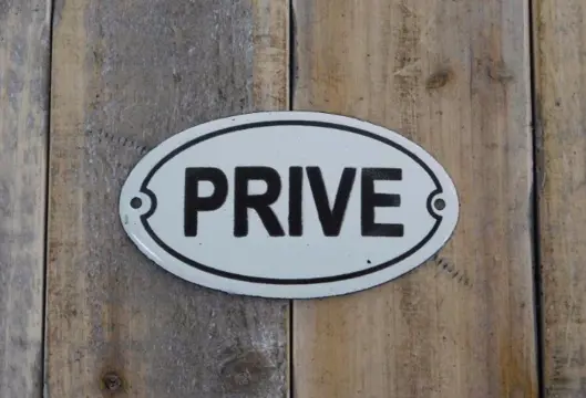 Deurbord , prive , deur bord , emaille