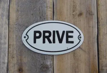 Deurbord , prive , deur bord , emaille