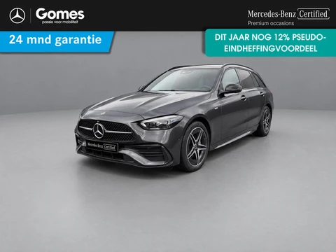 Mercedes-Benz C-klasse Estate 300 e AMG Line | Trekhaak | Pano | Burmester | Keyless | Memory