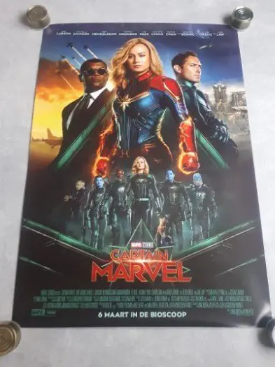 CAPTAIN MARVEL filmposter.**