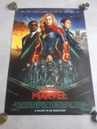 CAPTAIN MARVEL filmposter.**