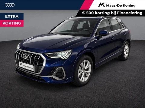 Audi Q3 45 TFSIe 245PK S Line · Panoramadak · Apple/Android Car Play · Drive select  · EXTRA INRUILK