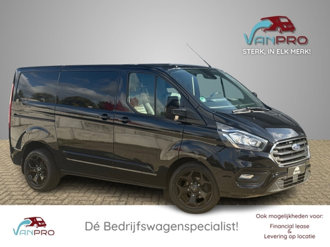 FORD TRANSIT CUSTOM 2.0 TDCi 130PK Dubbel cabine LIMITED / Leder / Carplay / Dubbele schuifdeur / Dealeronderhouden / Stoelverwarming / Cruise