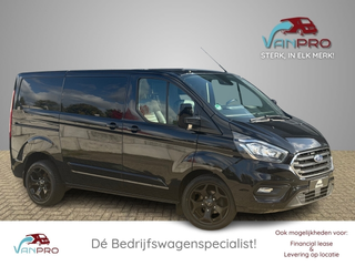 FORD TRANSIT CUSTOM 2.0 TDCi 130PK Dubbel cabine LIMITED / Leder / Carplay / Dubbele schuifdeur / Dealeronderhouden / Stoelverwarming / Cruise