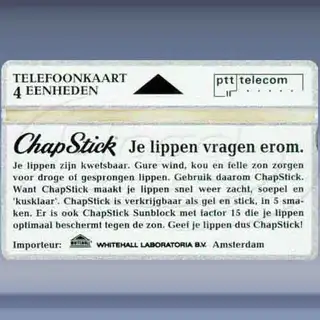 Chap Stick, je lippen vragen erom. (1994)