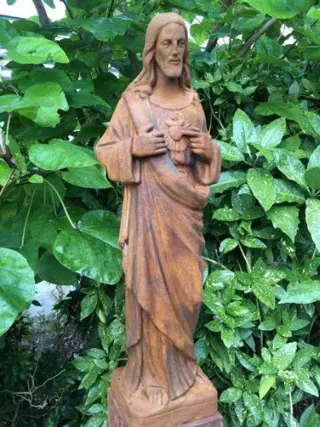 Grafbeeld , tuinbeeld , Here Jezus Cristus , kado
