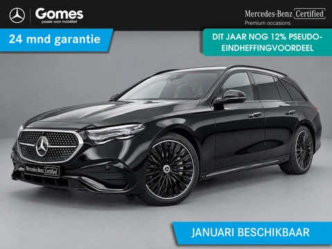 Mercedes-Benz E Estate 300 e Sport Edition | AMG Line | Leder Zwart | Premium Pakket | Night Pakket 