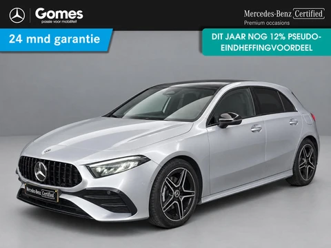 Mercedes-Benz A-klasse 180 AMG Line | Panoramadak | Keyless Go| Night Pakket|Cruise Control | LED Ko