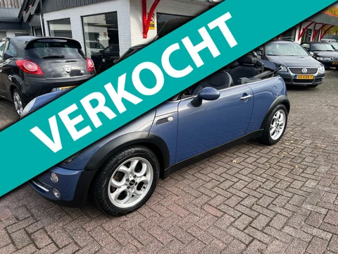 Mini Cabrio 1.6 Cooper Chili Xenon/stoelvw./Airco/Leer.